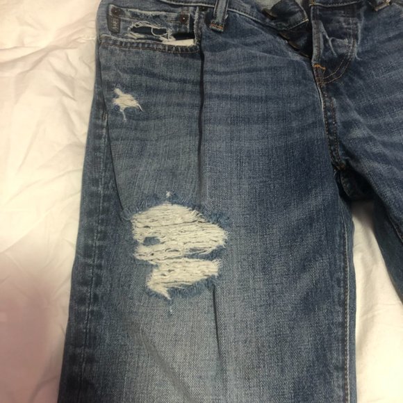 Men's Abercrombie and Fitch Strait Jeans Size 30x30 EUC worn once - Picture 5 of 8